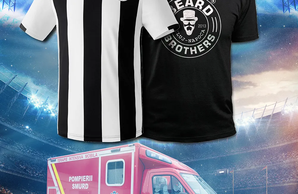 Împreună suntem Cluj! FC Universitatea Cluj face echipă cu Beard Brothers