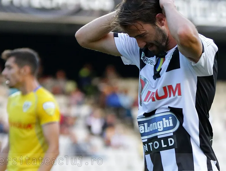 Două puncte preţioase pierdute în prelungiri. Ripensia Timişoara – “U” Cluj 1-1