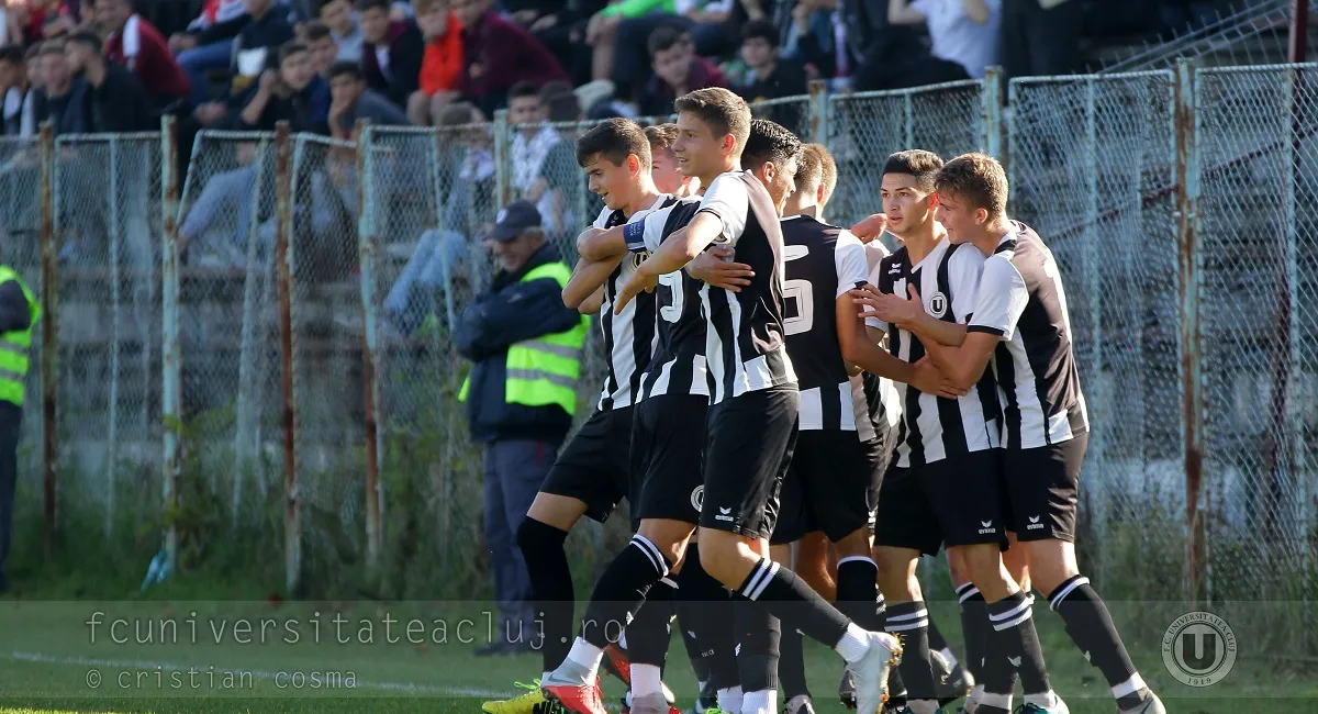 Şase goluri şi remiză în derby-ul Clujului din Liga Elitelor. CFR 1907 - “U” 3-3