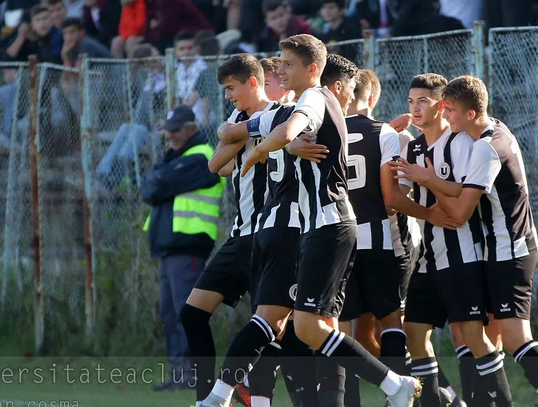 Şase goluri şi remiză în derby-ul Clujului din Liga Elitelor. CFR 1907 - “U” 3-3