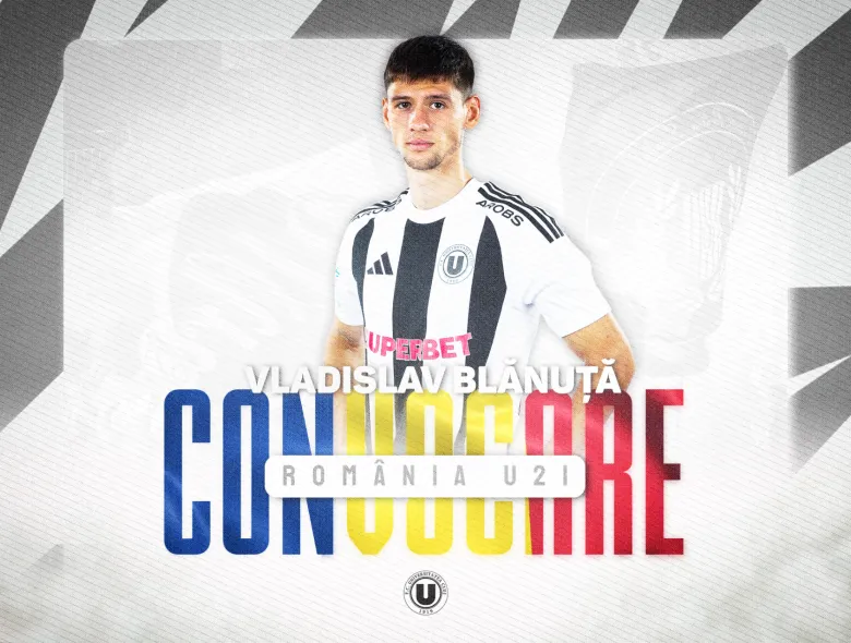 Vladislav Blănuță, prima convocare după sosirea la ”U”