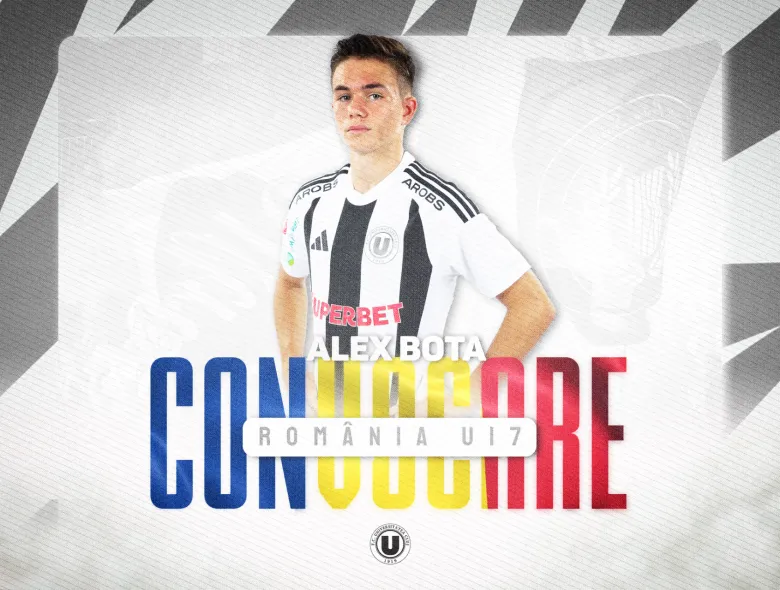 Alex Bota, prima convocare pentru naționala U17