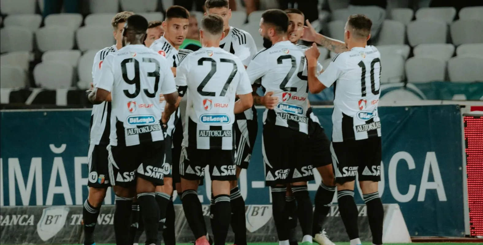 CRONICĂ U Cluj vs Dinamo București | „Studenții” revin pe primul loc înainte de pauza competițională