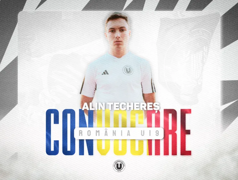 Alin Techereș convocat la naționala U19 pentru dubla amicală cu Finlanda