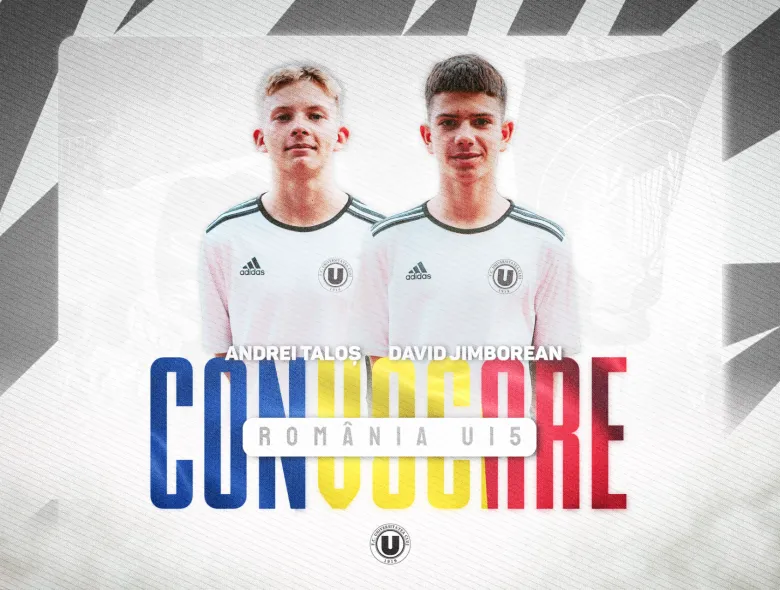 Juniorii Andrei Taloș și David Jimborean vor participa la o acțiune de testare a juniorilor naționalei U15
