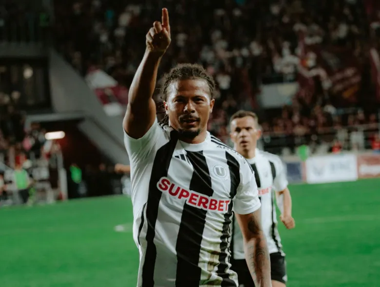 Berto, entuziasmat după primul gol în tricoul Universității: „Sunt foarte fericit pentru mine și pentru echipă"