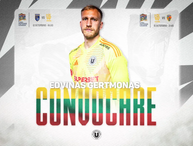 O nouă convocare pentru Edvinas Gertmonas