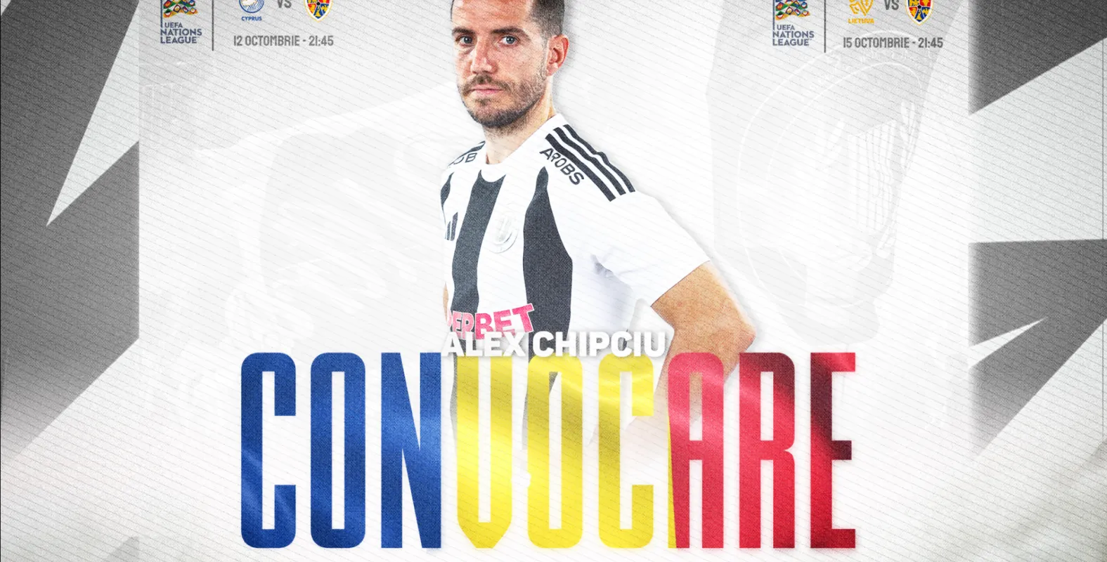 Alex Chipciu, o nouă convocare sub tricolor