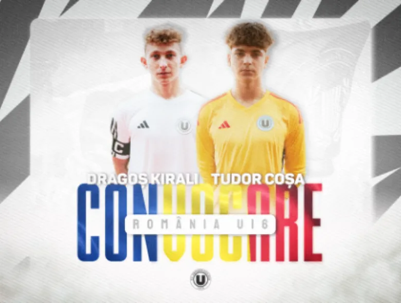 Doi ”U”-iști, convocați pentru dubla României U16 cu Moldova