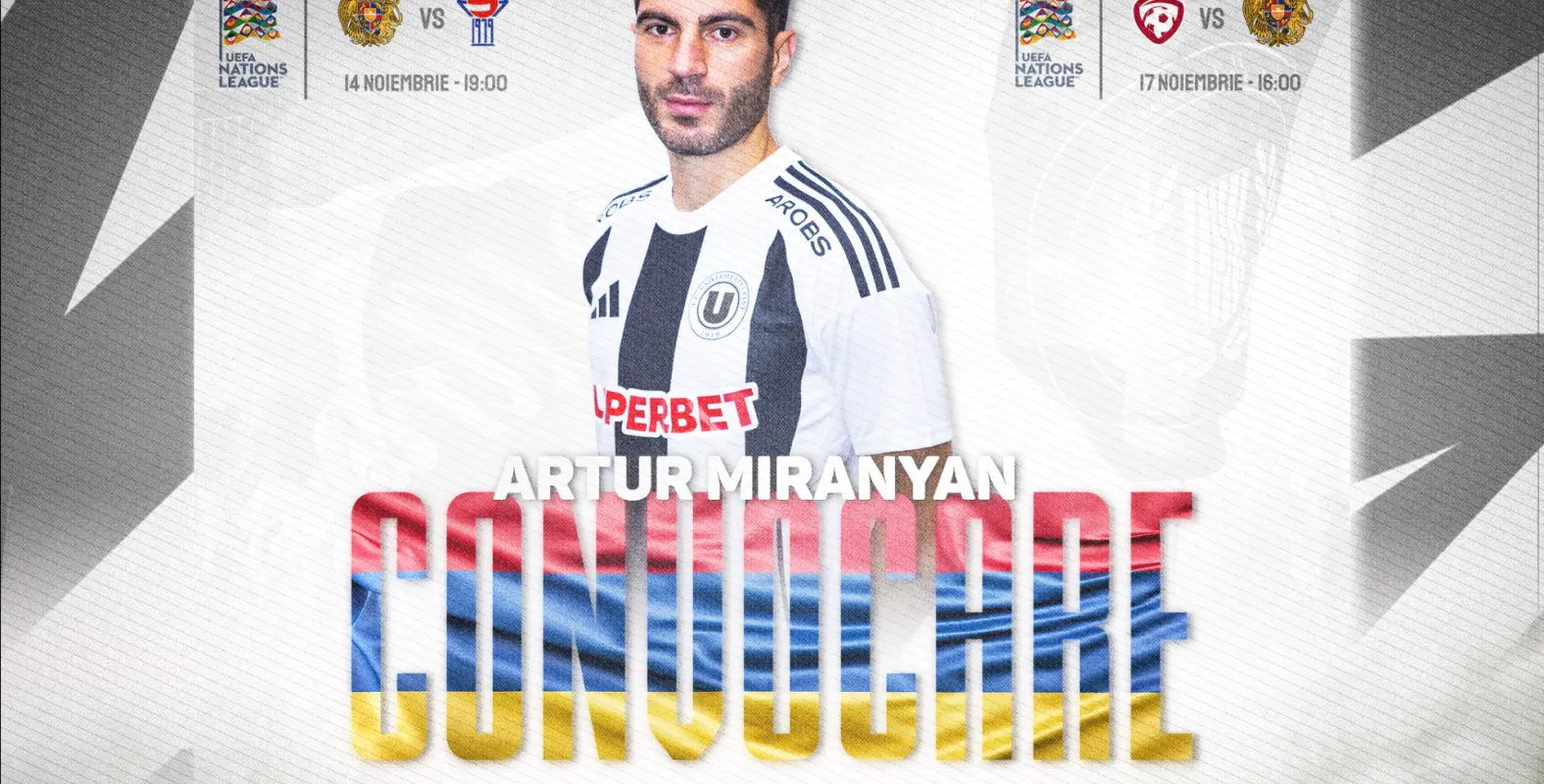 Artur Miranyan luptă pentru promovarea în grupa B din Nations League