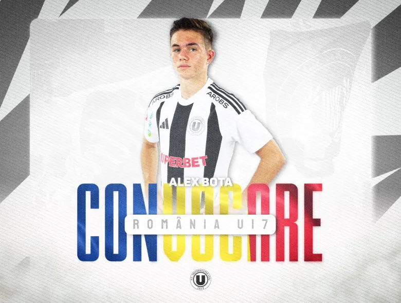 Alex Bota începe drumul către EURO 2025, alături de naționala României U17