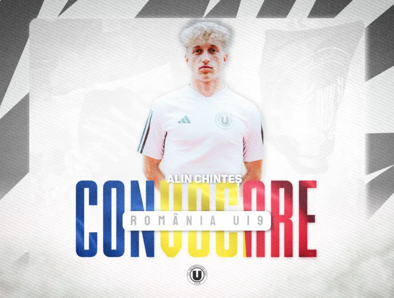 Alin Chinteș participă alături de naționala U19 a României la „U19 Super Cup 2024”