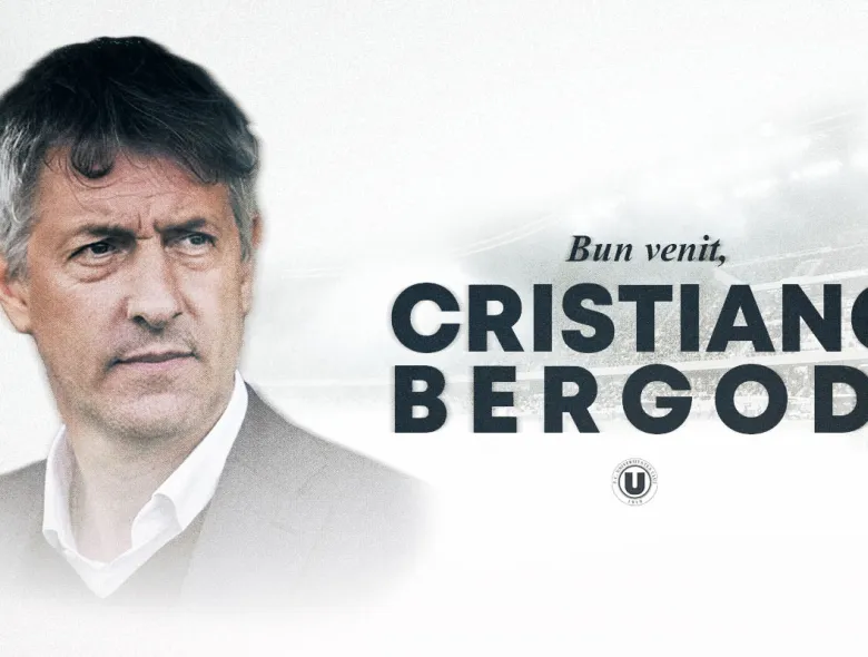 Benvenuto a "U"! Cristiano Bergodi este noul antrenor al "Șepcilor roșii"