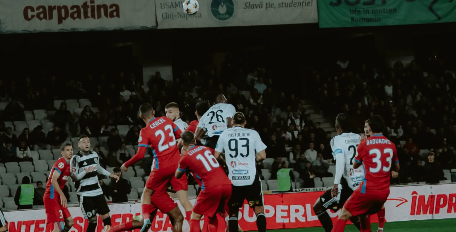 CRONICĂ U Cluj vs FCSB 0-2 |  Înfrângere împotriva bucureștenilor