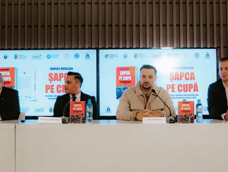Volumul „Șapca pe Cupă” a fost lansat la Cluj Arena. Cartea spune povestea primelor patru finale disputate de "U" și istoria trofeului din 1965