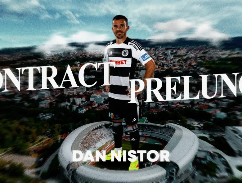 „Dinozaurul" Dan Nistor a semnat prelungirea contractului cu "U"