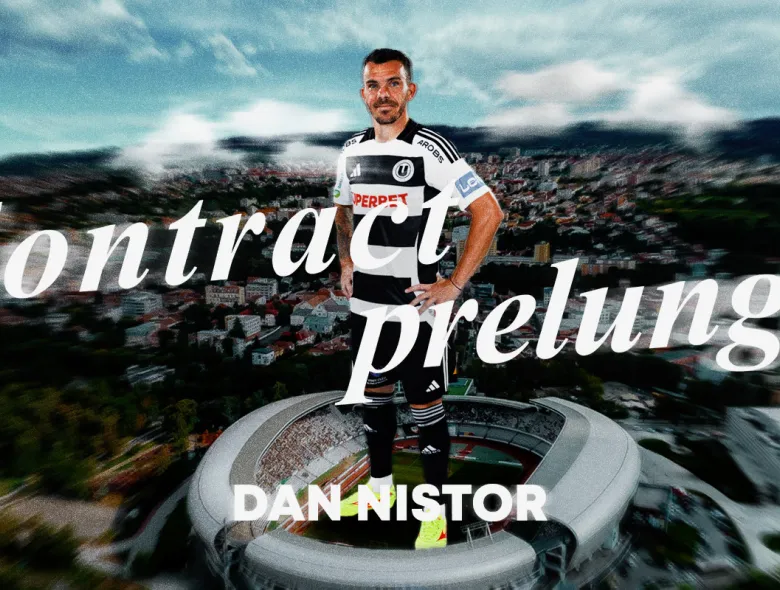 „Dinozaurul" Dan Nistor a semnat prelungirea contractului cu "U"