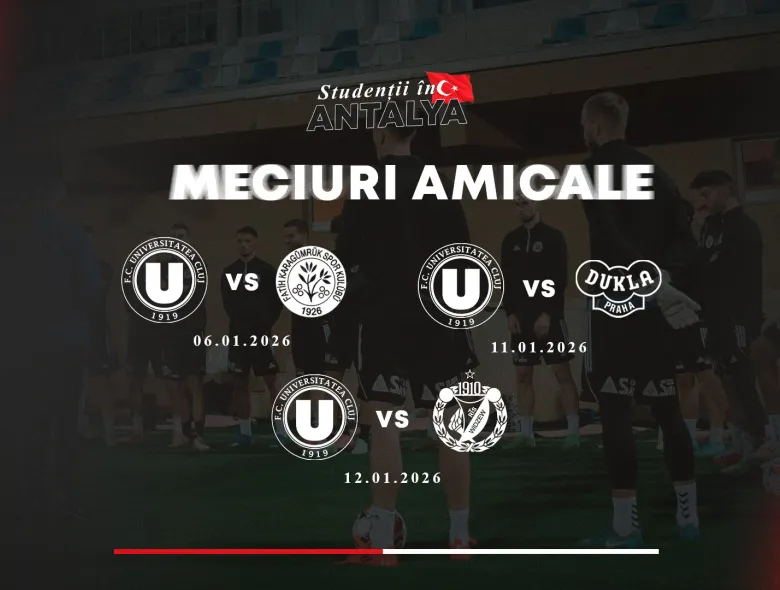 Cantonament de zece zile în Antalya pentru jucătorii Universității