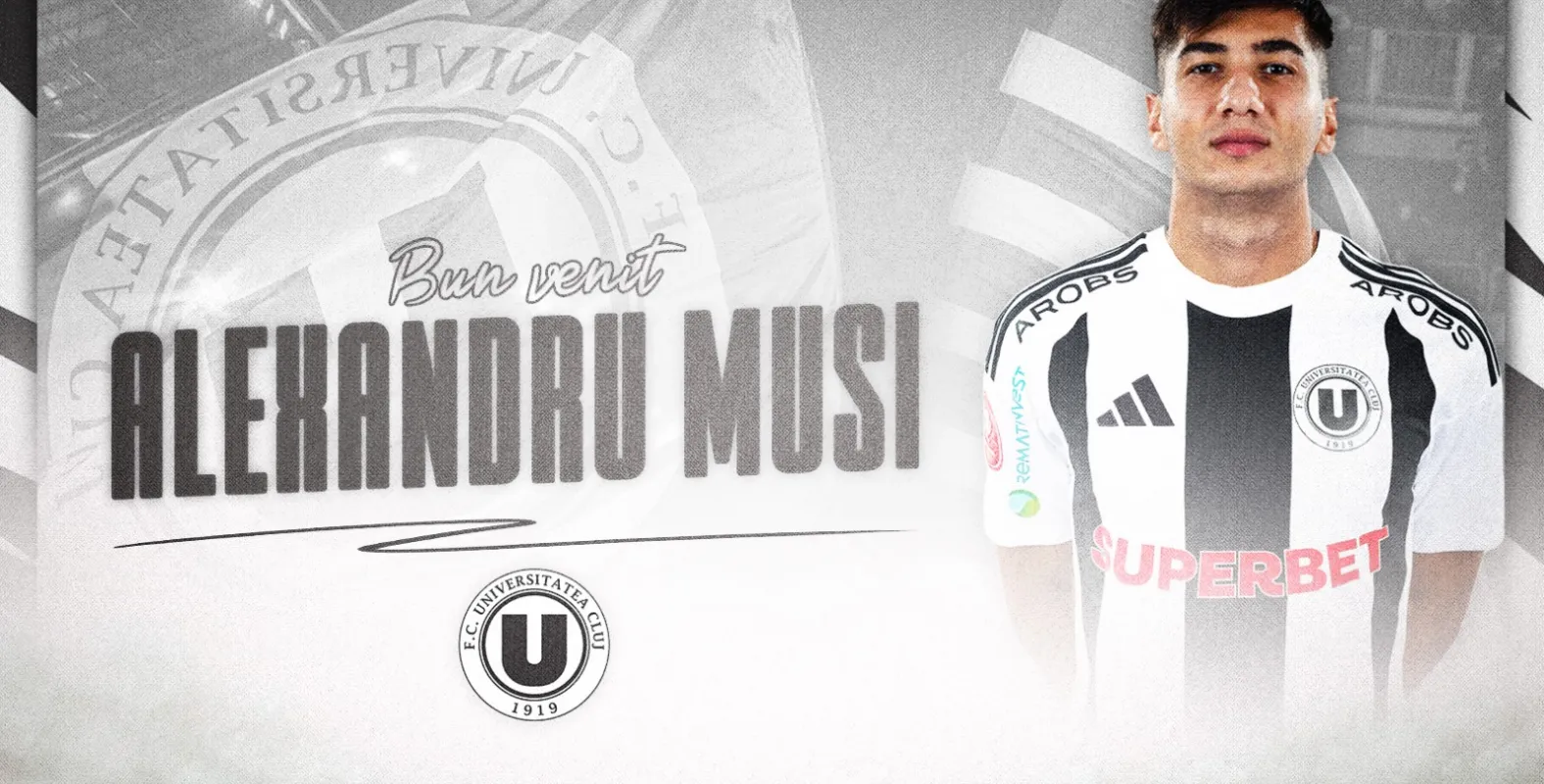 Întăriri pe plan ofensiv: Alexandru Musi sosește la ”U”
