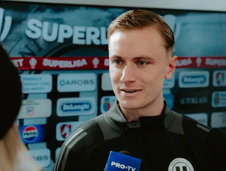 Jasper van der Werff are un singur obiectiv în meciul cu Dinamo: „Sperăm să luăm cele trei puncte"