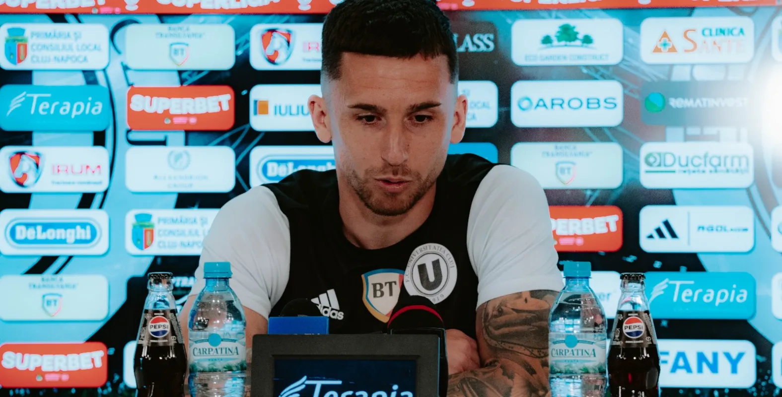 Mijlocașul lui "U" are un obiectiv clar pentru meciul de sâmbătă. Bic: „Să câștigăm și să facem fericiți suporterii"