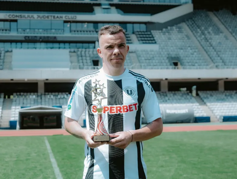 Nistor dedică trofeul „Zoltan Ivansuc" colegilor săi: „Fără ajutorul lor, nu aș fi făcut absolut nimic”