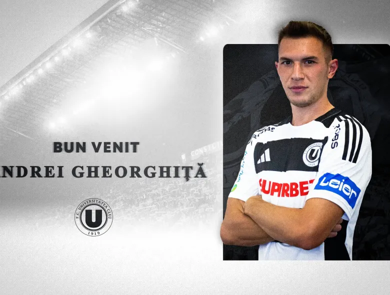 Andrei Gheorghiță va evolua în tricoul Universității în acest sezon