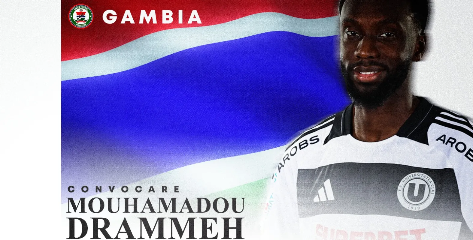 Mouhamadou Drammeh merge la naționala Gambiei