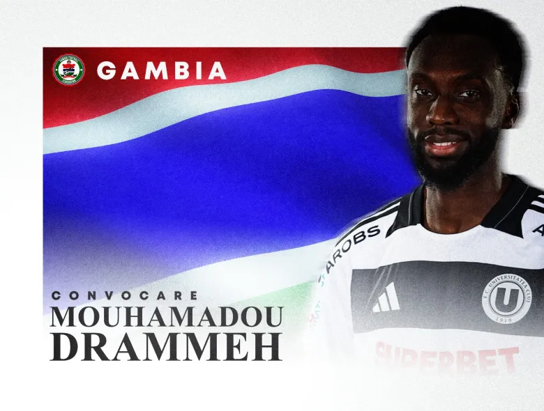Mouhamadou Drammeh merge la naționala Gambiei