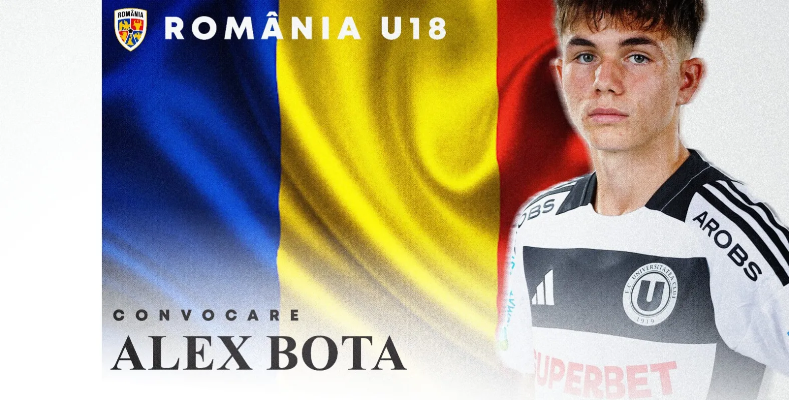Alex Bota, din nou sub tricolor, alături de naționala U18