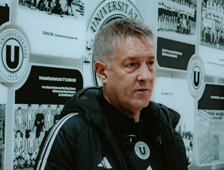 Obiectiv clar pentru tehnicianul Universității, la început de 2026. Bergodi: „Să luptăm până la ultimul meci pentru a fi în play-off”
