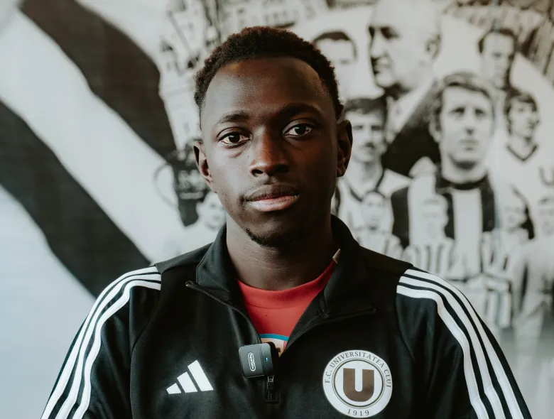 Crescut de Olimpique de Marseille și sosit la Cluj din prima ligă belgiană, Mendy e încântat de pasul făcut: „Sunt foarte fericit că am ajuns la U”