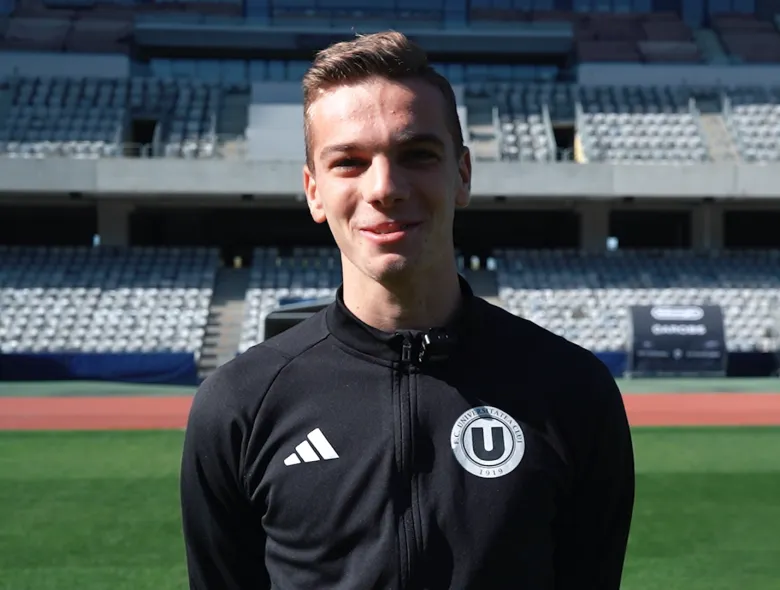 INTERVIU | Visul tânărului internațional David Gorgan: „Să debutez aici pe Cluj Arena”