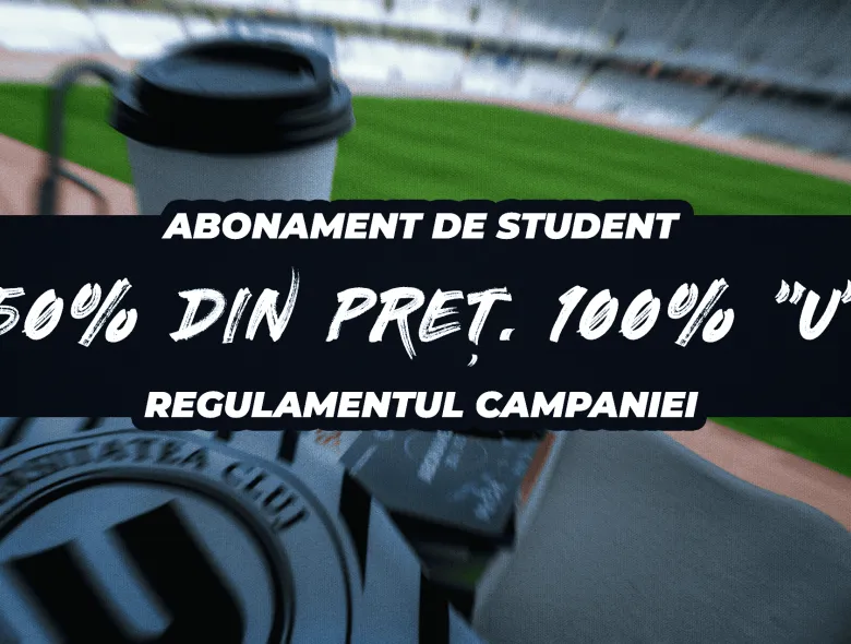 FC Universitatea Cluj lansează campania de toamnă dedicată abonamentelor pentru studenți