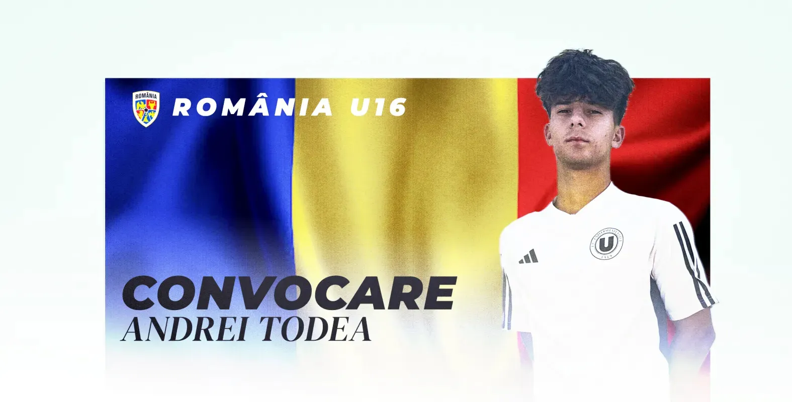 O nouă convocare pentru Andrei Todea la naționala U16 a României