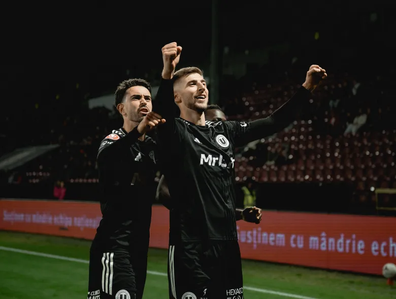 CRONICĂ CFR vs "U" Cluj 1-3 | Același scor, aceeași concluzie: Clujul este alb-negru