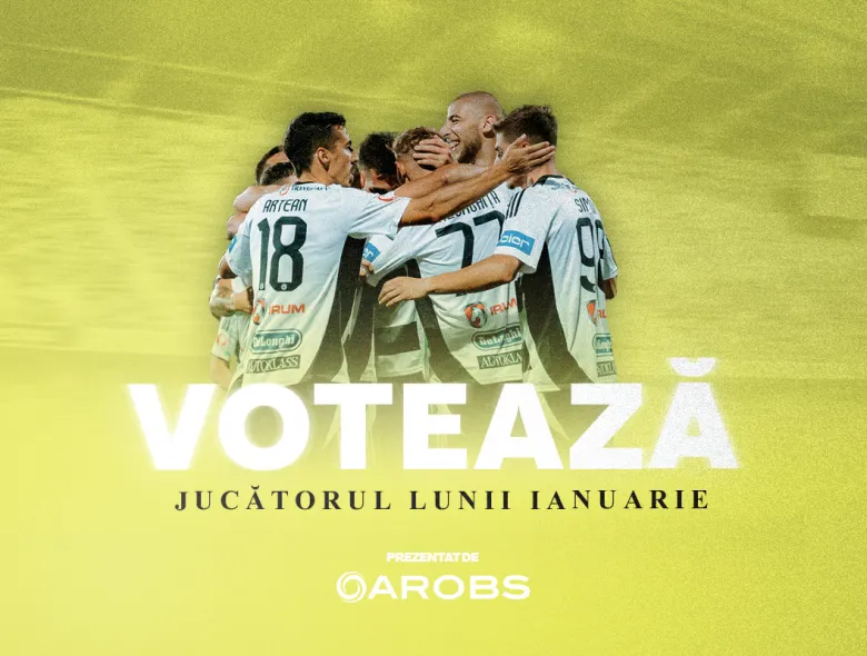 Votează #JucătorulLunii ianuarie