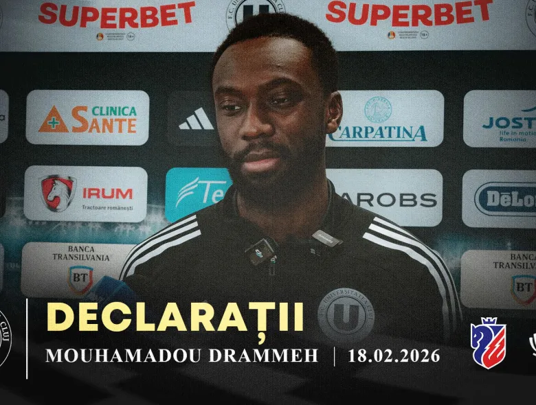 Noul om de gol al Universității vrea să își ridice și mai mult nivelul: „Drammeh cel real nu e încă aici, va apărea curând”