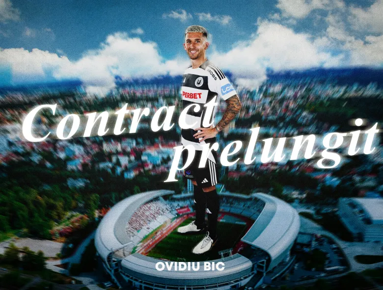 Ovidiu Bic a semnat prelungirea! Încă doi ani în tricoul Universității