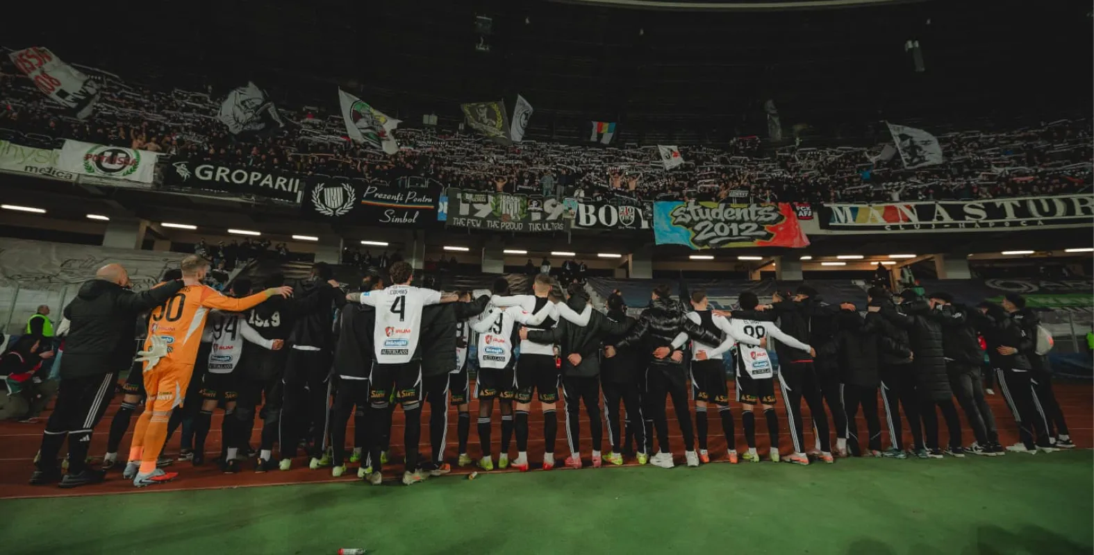 CRONICĂ U Cluj vs CFR 2-1 | Clujul e din nou alb și negru! ”U” învinge și e pe locul 2