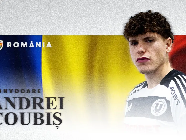 Andrei Coubiș, convocat în premieră la naționala de seniori a României