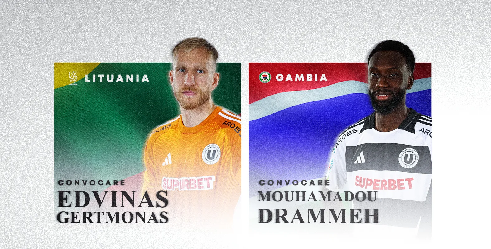Gertmonas și Drammeh pleacă la echipele naționale pentru partide amicale