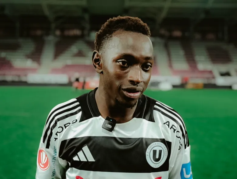 A marcat de două ori cu Rapid și are încredere în colegi. Mendy: „Eram sigur că vom face un meci bun”