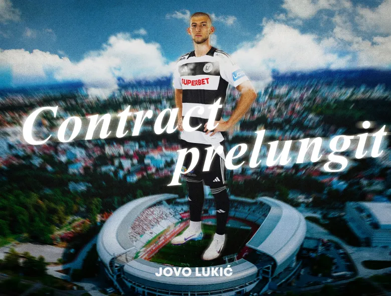 „Studentul" Lukic rămâne și la masterat! "U" i-a prelungit până în 2029 contractul golgheterului la zi al Superligii