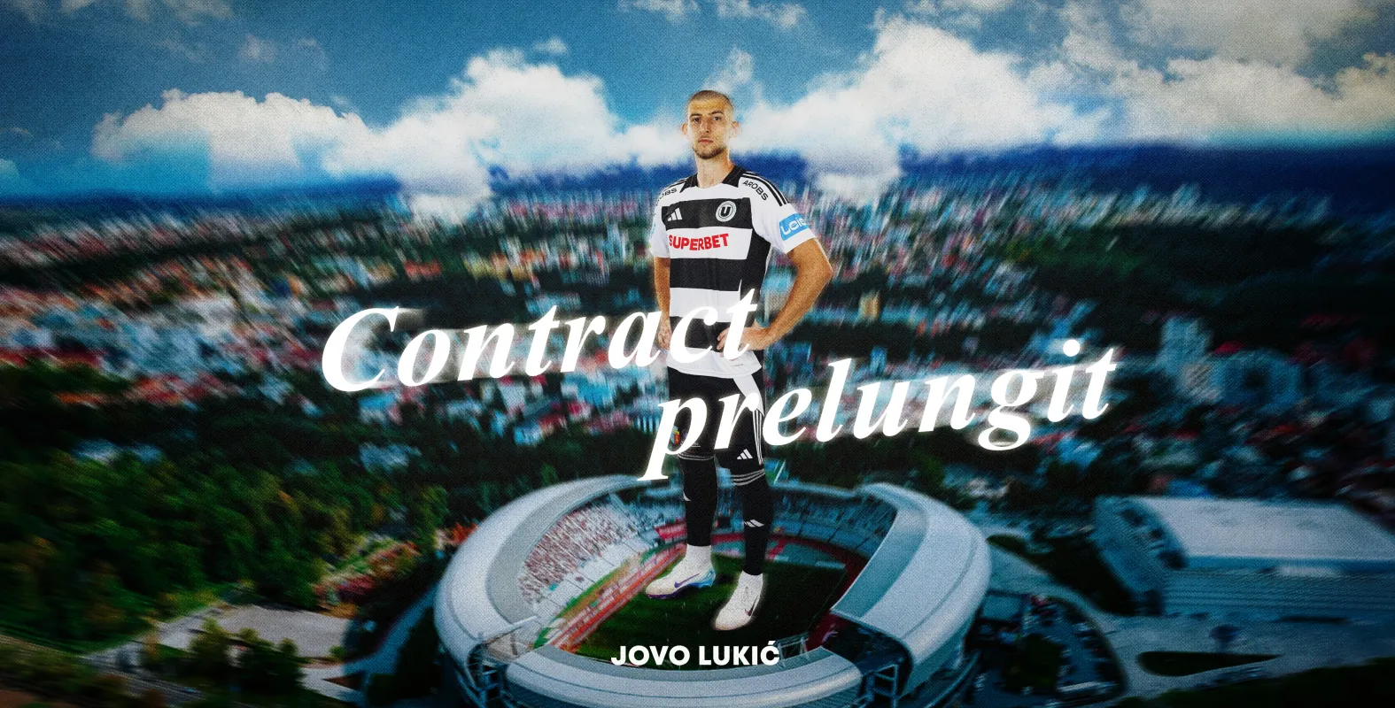 „Studentul" Lukic rămâne și la masterat! "U" i-a prelungit până în 2029 contractul golgheterului la zi al Superligii