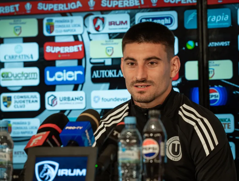 Mesaj puternic din partea lui Iulian Cristea înaintea derby-ului local: „Trebuie să demonstrăm că merităm să fim acolo sus”