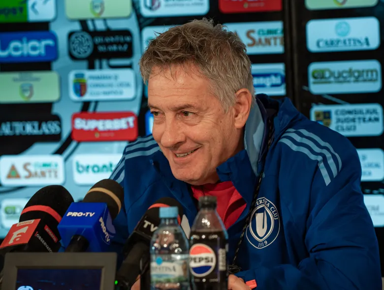 Derby de Cluj nu doar se joacă, se și trăiește. Bergodi; „Trebuie să ne gândim la noi, la suporterii care vor veni acolo, la club și la gloria noastră”