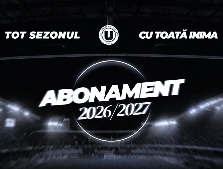 FC Universitatea Cluj pune în vânzare abonamentele pentru sezonul 2026/2027