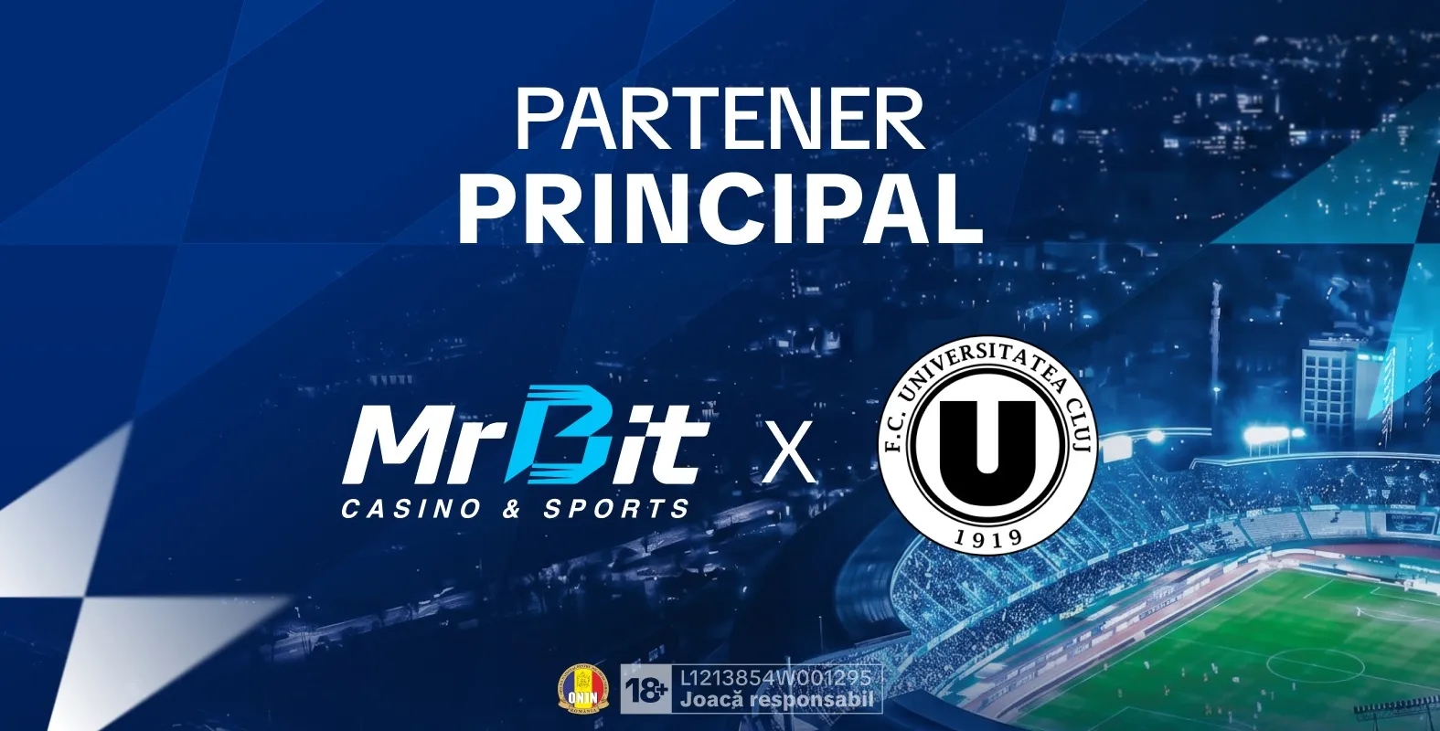 MrBit devine sponsorul principal al FC Universitatea Cluj începând cu sezonul 2026-2027