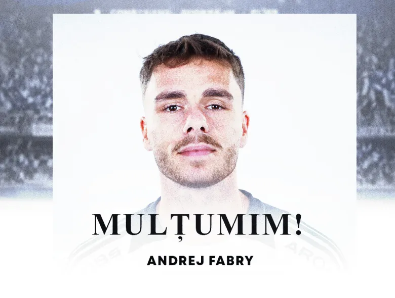 Universitatea se desparte de Andrej Fabry, care își continuă cariera la Corvinul Hunedoara